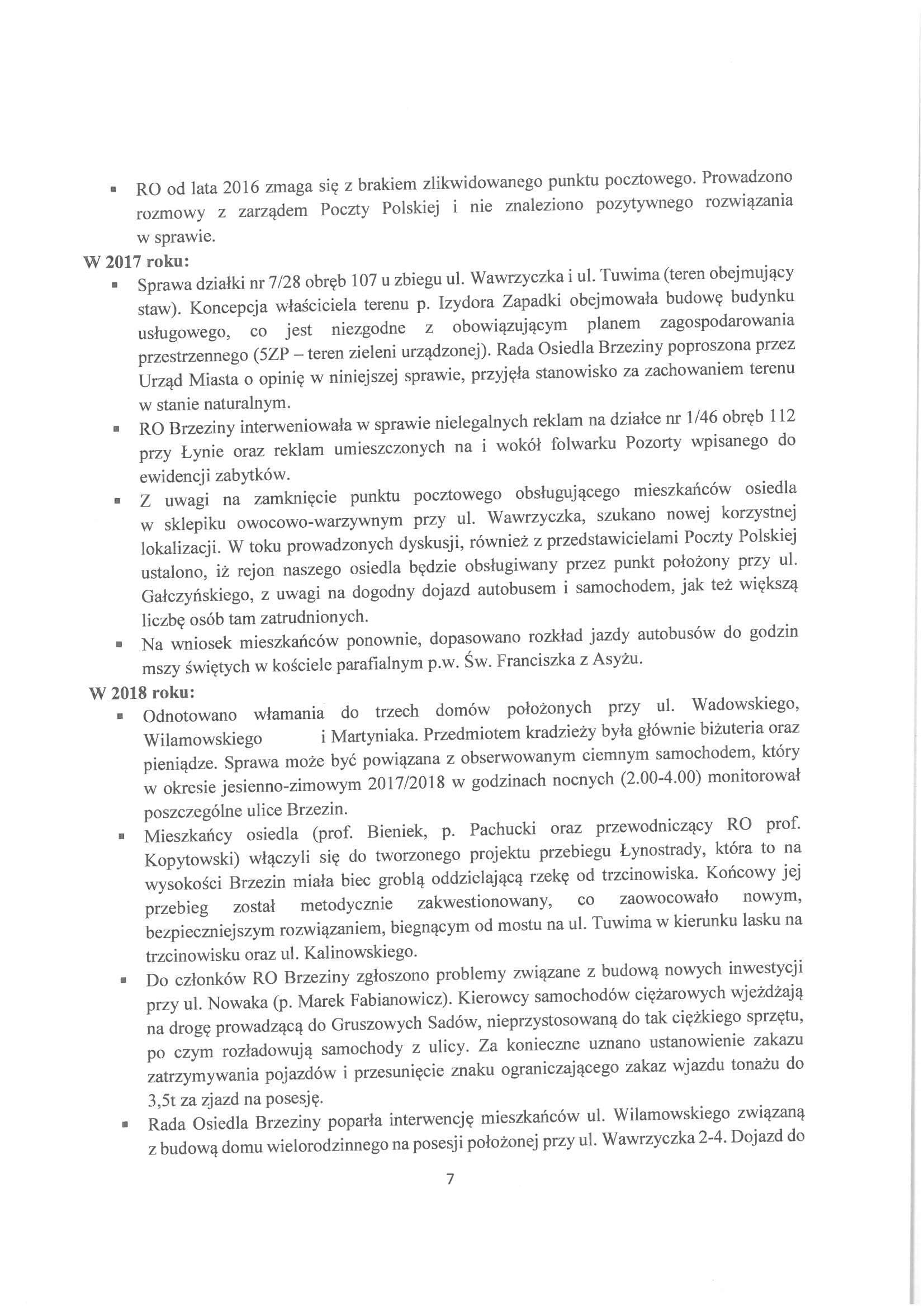 Sprawozdanie z działalności RO w latach 2015-2019-07